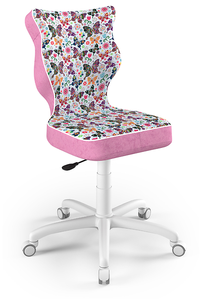 Krzesło fotel dziecięcy do biurka motylki rozmiar 4, 1096652