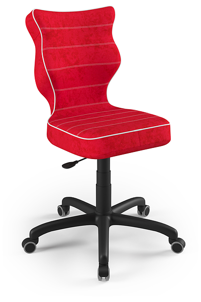 Krzesło fotel dziecięcy do biurka czerwony rozmiar 4, 1096668