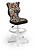 Produkt: Krzesło fotel dziecięcy podnóżek zwierzaki rozmiar 4