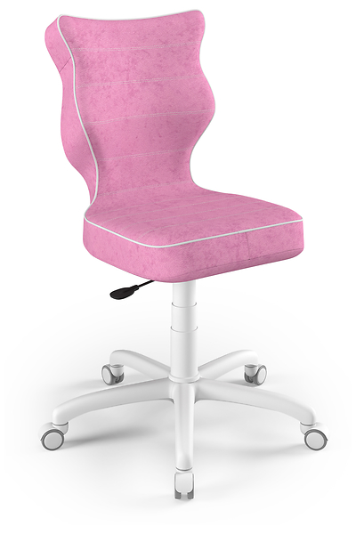 Krzesło fotel dziecięcy do biurka różowy rozmiar 4, 1096780