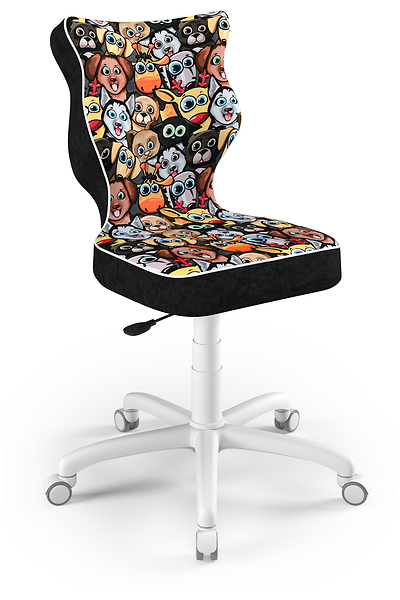 Krzesło fotel dziecięcy do biurka zwierzaki rozmiar 4, 1096868