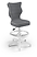 Produkt: Krzesło fotel dziecięcy podnóżek ciemny szary rozmiar 4