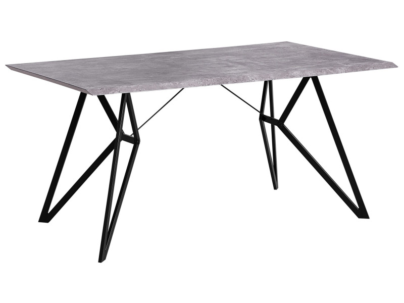 Stół do jadalni 160 x 90 cm efekt betonu BUSCOT, 1098736