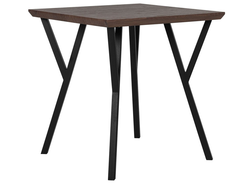 Stół do jadalni 70 x 70 cm ciemne drewno BRAVO, 1098759