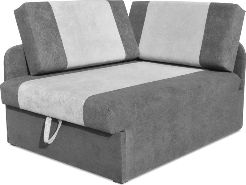 Sofa narożna z funkcją spania 90x200 Maxi Grafit/Szary, 1098909
