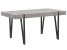 Inny kolor wybarwienia: Stół do jadalni 150 x 90 cm efekt betonu z czarnym ADENA