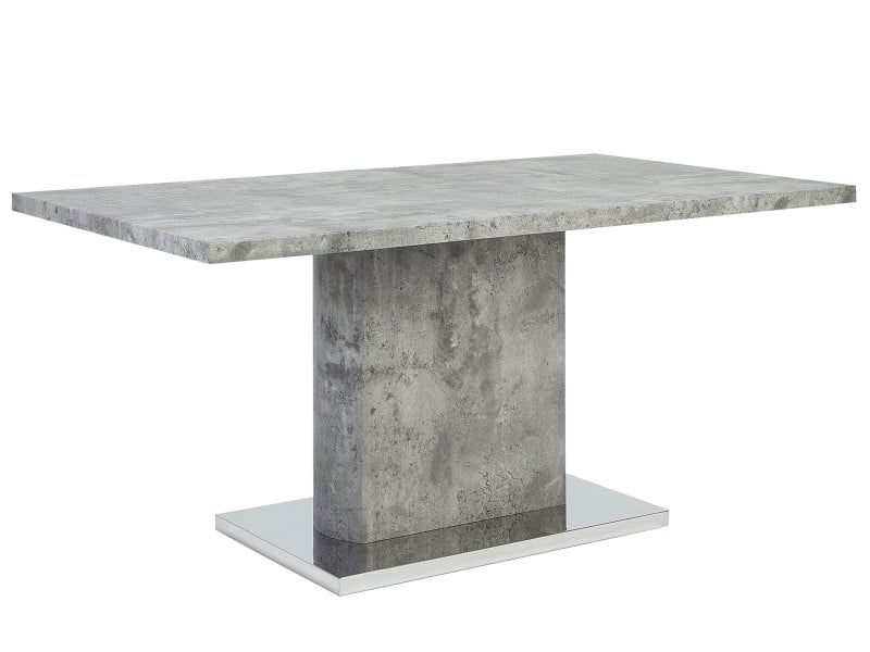 Stół do jadalni 160 x 90 cm efekt betonu PASADENA, 1099908