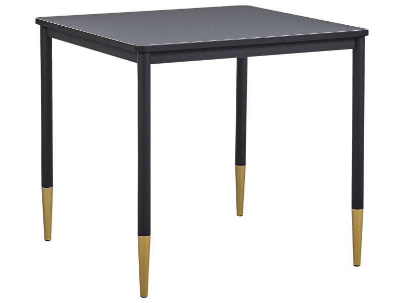 Stół do jadalni 80 x 80 cm czarny SHALFORD, 1099916