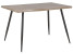 Produkt: Stół do jadalni 120 x 80 cm jasne drewno z czarnym LUTON