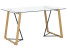 Produkt: Stół do jadalni szklany 140 x 80 cm jasne drewno TACOMA