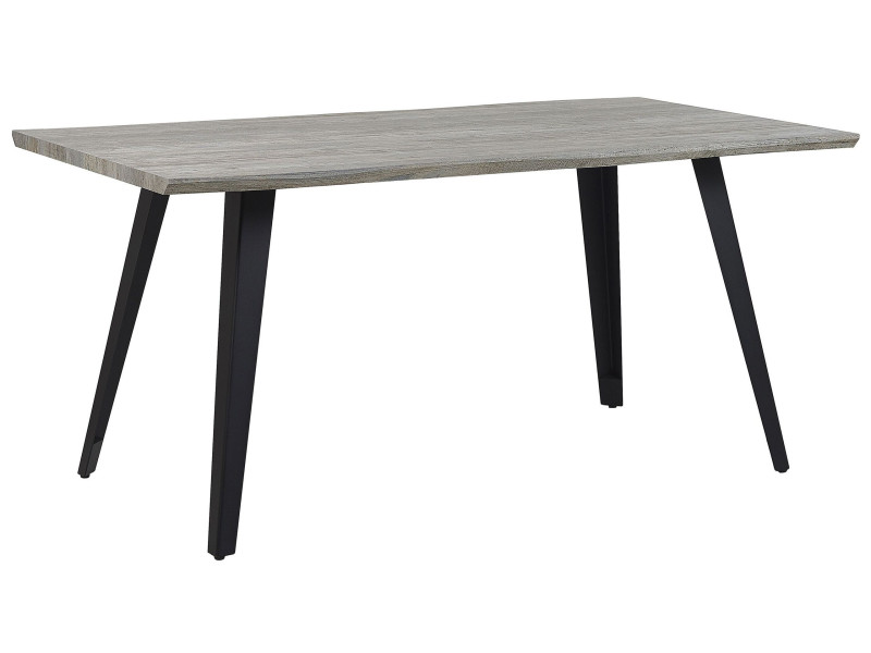 Stół do jadalni 160 x 90 cm szare drewno WITNEY, 1100129