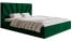 Inny kolor wybarwienia: Łóżko SIM 3 tapicerowane 180x200 - Zielone