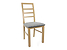 Inny kolor wybarwienia: krzesło tapicerowane Salga dąb naturalny/szare