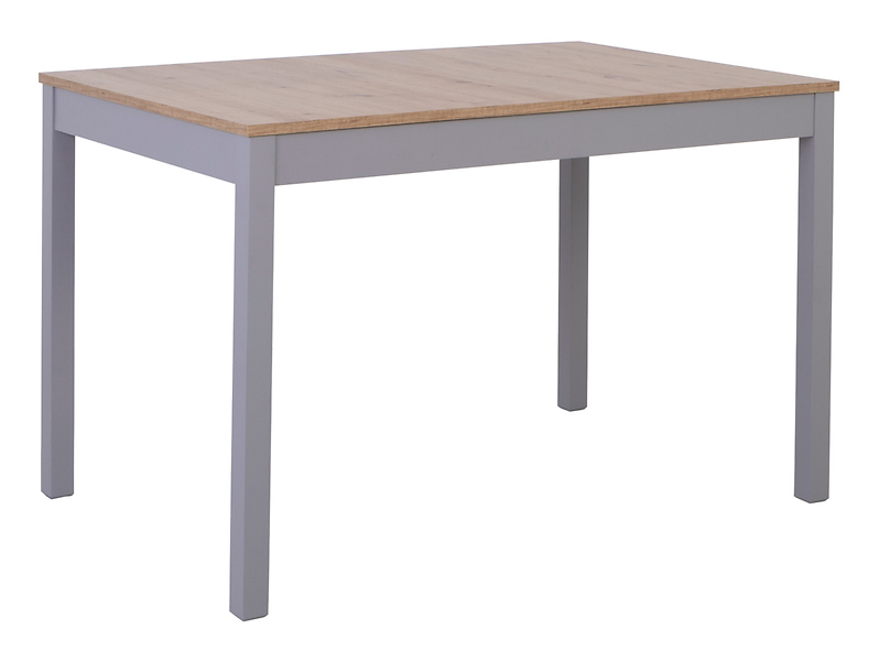 stół rozkładany Salga 120/160x80 dąb artisan/jasny szary, 1102872