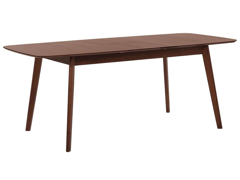 Stół do jadalni rozkładany 120/150 x75cm ciemne drewno MADOX, 1106253