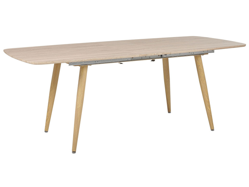 Stół do jadalni rozkładany 180/210 x 90 cm jasne drewno HAGA, 1106282