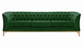 Sofa trzyosobowa Chesterfield Modern Wood-Velluto 10