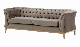 Sofa 2,5-osobowa Chesterfield Modern Wood-Velluto 17