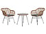 Produkt: zestaw mebli ogrodowych Arizona z technorattanu stolik + 2 krzesła z poduszkami