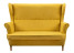 Inny kolor wybarwienia: Sofa uszak nierozkładana skandynawska Denver Żółta
