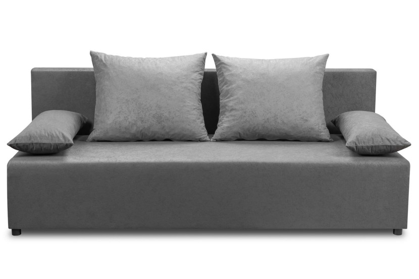 Kanapa sofa rozkładana ze sprężynami bonell BS10 PLUS Szara, 1109234