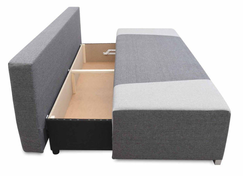 Sofa rozkładana do salonu Kordoba Grafit/Szary, 1109939