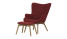 Inny kolor wybarwienia: Fotel uszak z podnóżkiem Ducon-Malmo 63