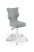Inny kolor wybarwienia: Krzesło młodzieżowe Petit szary Velvet rozmiar 5