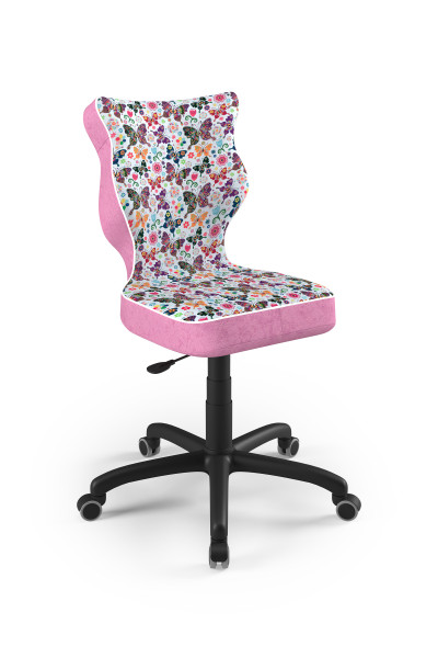 Krzesło fotel dziecięcy do biurka motylki rozmiar 3, 1115344