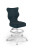 Inny kolor wybarwienia: Krzesło z podnóżkiem Petit granatowy Monolith rozmiar 6