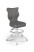 Inny kolor wybarwienia: Krzesło z podnóżkiem Petit ciemny szary Monolith rozmiar 6