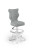 Inny kolor wybarwienia: Krzesło fotel dziecięcy podnóżek szary rozmiar 3