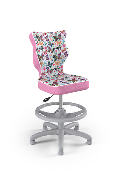 Krzesło fotel dziecięcy podnóżek motyle rozmiar 3, 1119426