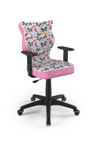 Krzesło fotel młodzieżowy obrotowy motylki rozmiar 5