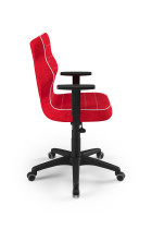Krzesło fotel młodzieżowy obrotowy czerwony rozmiar 5