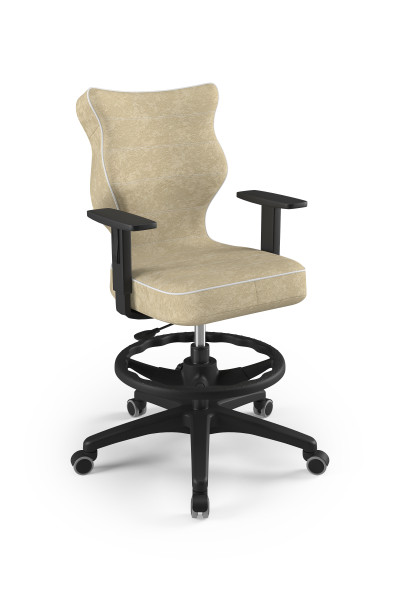 Krzesło z podnóżkiem Duo beżowy Visto rozmiar 5, 1123398