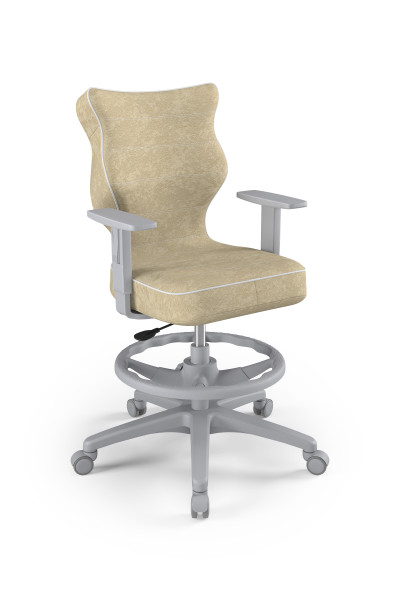Krzesło z podnóżkiem Duo beżowy Visto rozmiar 5, 1124190