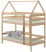 Inny kolor wybarwienia: Łóżko piętrowe domek ALA 90 x 200 drewniane SOSNA