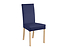 Inny kolor wybarwienia: krzesło tapicerowane Campel welurowe granatowe