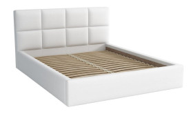 Łóżko do sypialni tapicerowane 120x200 Alaska Białe