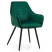 Inny kolor wybarwienia: Krzesło tapicerowane pikowane welurowe VASTO zielone