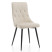 Inny kolor wybarwienia: Krzesło tapicerowane welur velvet aksamit CAREN bezowe