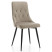 Inny kolor wybarwienia: Krzesło tapicerowane welur velvet aksamit CAREN ciemnobeżowe