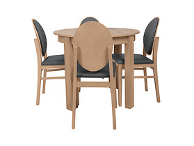 zestaw stół z krzesłami Bernardin