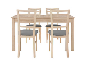 zestaw stół z krzesłami Bryk