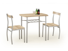 zestaw stół z krzesłami dąb sonoma Lance