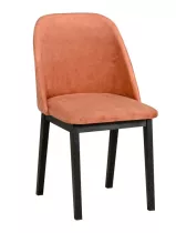 Krzesło do salonu jadalni MON 1 Czarne/Miedziane