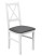 Inny kolor wybarwienia: Drewniane Krzesło do kuchni jadalni Biały/Grafit