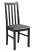 Inny kolor wybarwienia: Krzesło tapicerowane drewniane BOS 10 Czarne/Szare