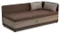 Inny kolor wybarwienia: Tapczan łóżko jednoosobowe Hirek 90x200 Brązowe/Beżowe